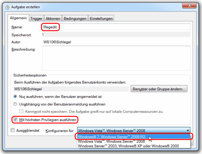 Aufgabe erstellen